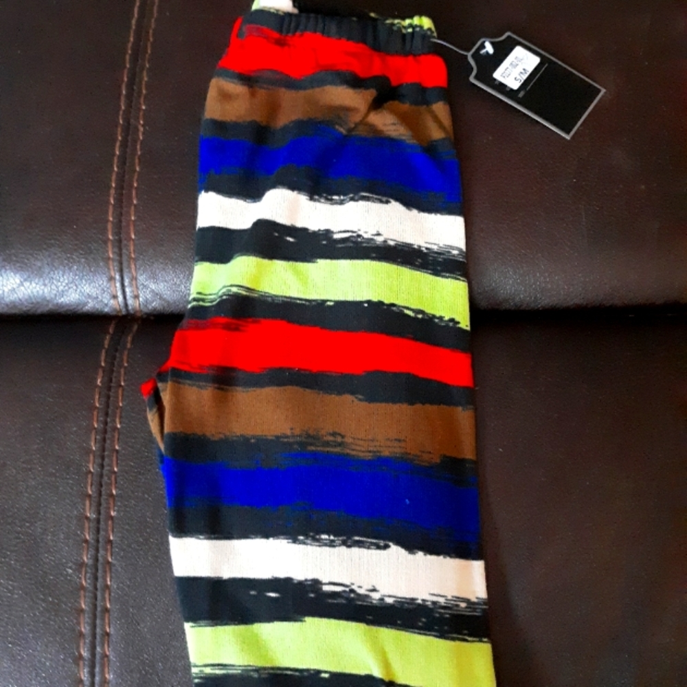 Ladies striped leggings